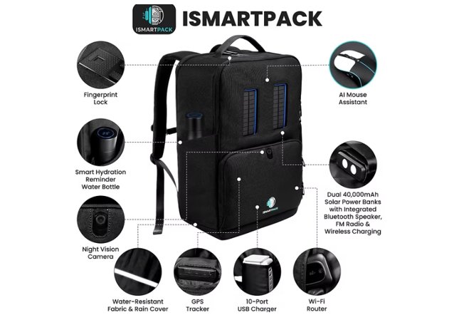 iSmartPack Giveaway - Win The World's Smartest Backpack (5 Winners)