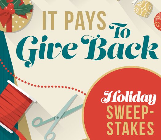 It Pays To Give Sweepstakes