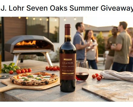 J. Lohr Seven Oaks Summer Giveaway - Win an Ooni Pizza Oven + Accessories