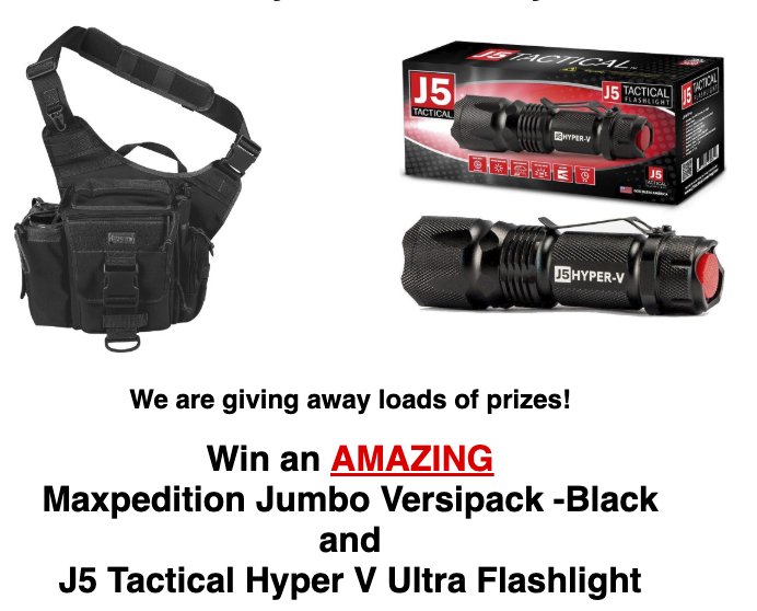 J5 Tactical Hyper V Ultra Flashlight
