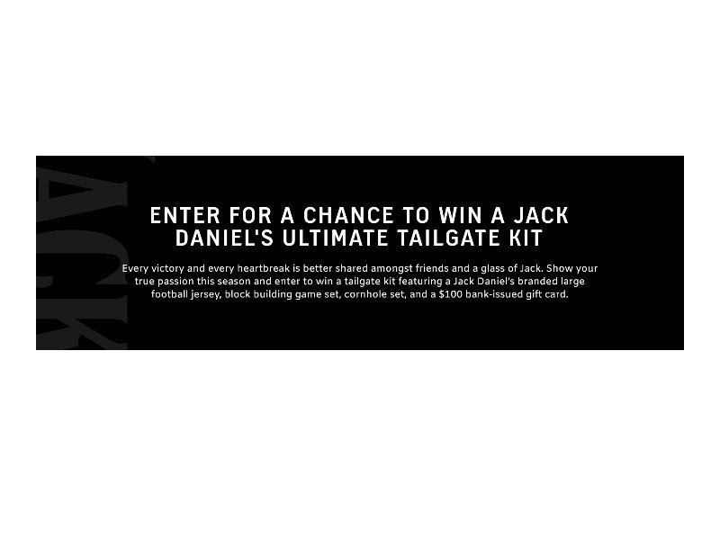 Jack Daniel’s JD Football Sweepstakes 2026 - Win Tailgate Game Sets & More (Limited States)