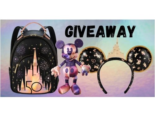 JAK Schmidt Inside The Magic’s "Farewell 50th" Giveaway - Win A  Backpack, Headband & Mickey Mouse Plush