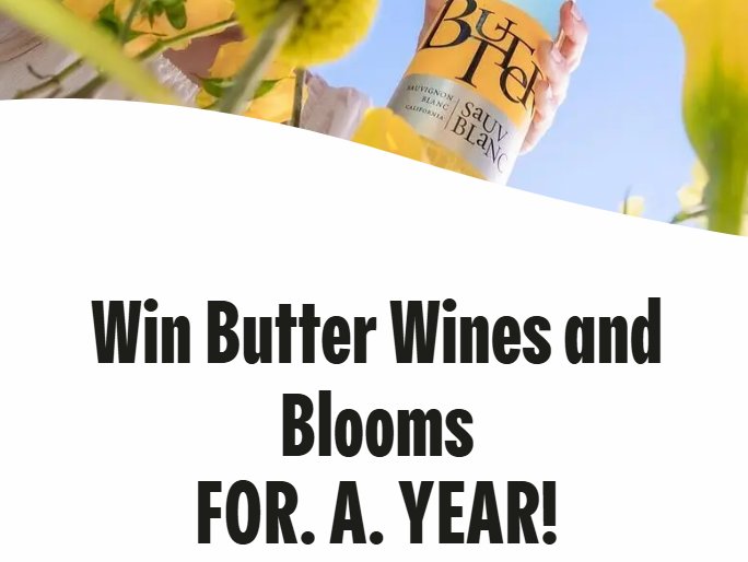 JaM Cellars “Blooms For a Year” Sweepstakes-  Win Free Flowers for a Year, Grocery Gift Card & More