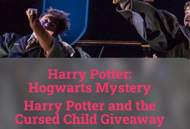 Jam City's Harry Potter and the Cursed Child Giveaway - Win 2 Premium Tickets & More