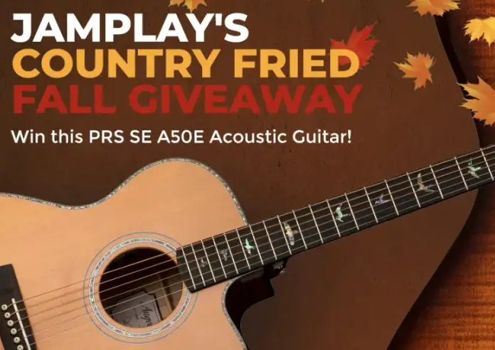 JamPlay's Country Fried Fall Giveaway - Win A $950 PRS Acoustic-Electric Guitar