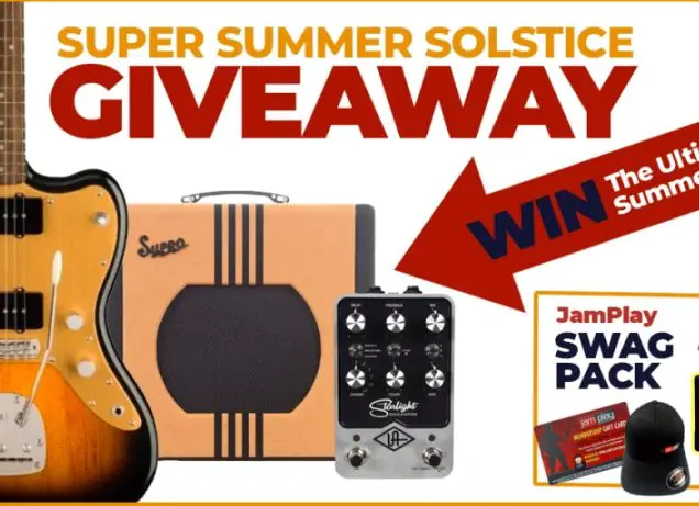 JamPlay Super Summer Solstice Sweepstakes - Win An Electric Guitar