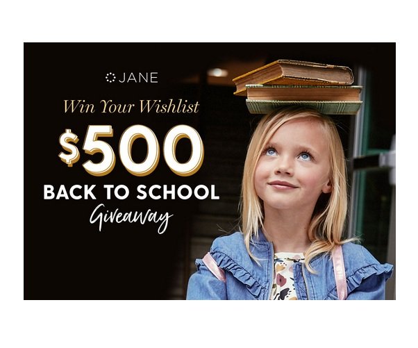 Jane.com Back to School Giveaway - Win a $500 Jane.com Shopping Credits