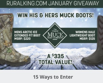 January Boots Sweepstakes