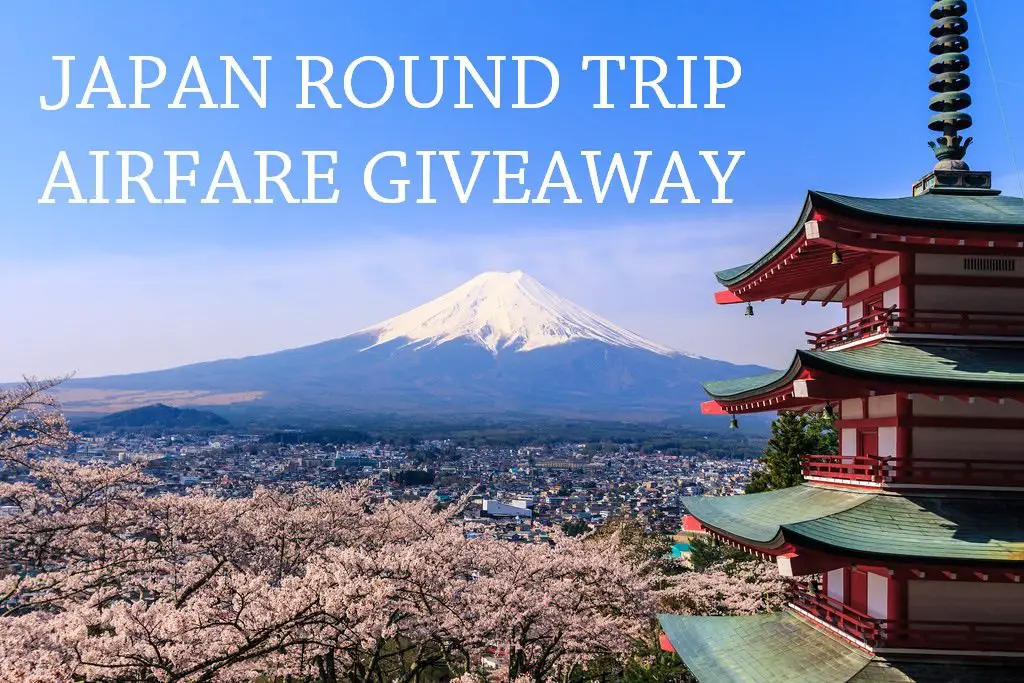 Japan Tokyo Round Trip Airfare Giveaway!