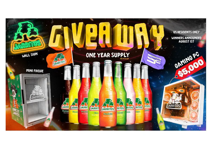Jarritos & Soar Gaming Sweepstakes - Win A $5,000 Gaming PC And A Year's Supply Of Jarritos