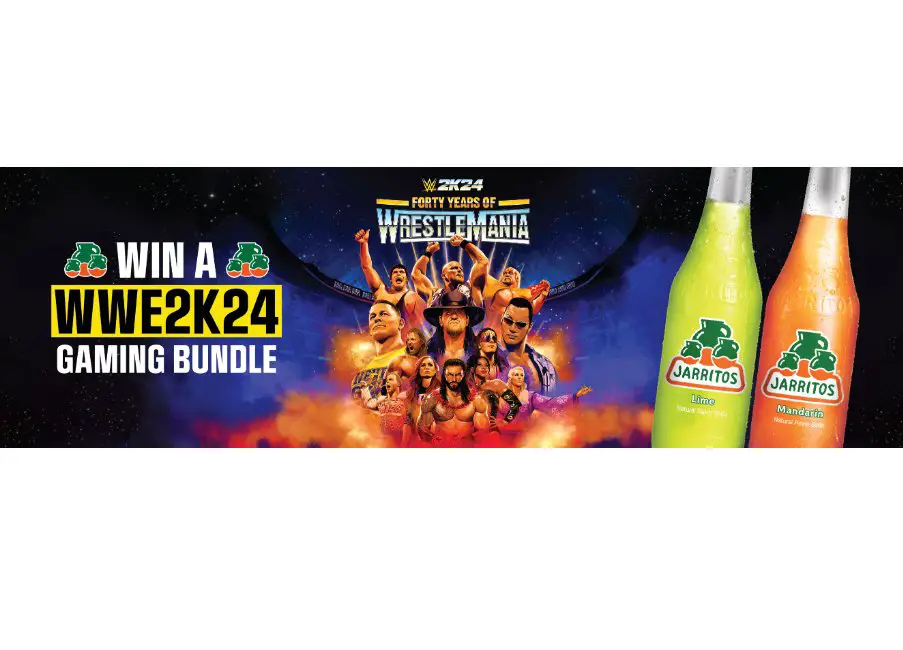 Jarritos X WWE2K24 Gaming Bundle Sweepstakes - Win A PS5 & A WWE2K24 Game
