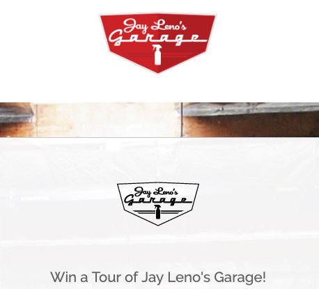 Jay Leno Garage Tour Sweepstakes