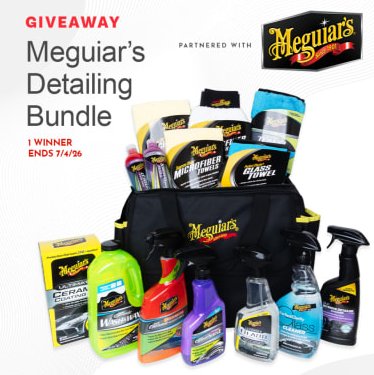 JB Tools Meguiar’s Detailing Bundle Giveaway - Win Car Detailing Products Worth $400