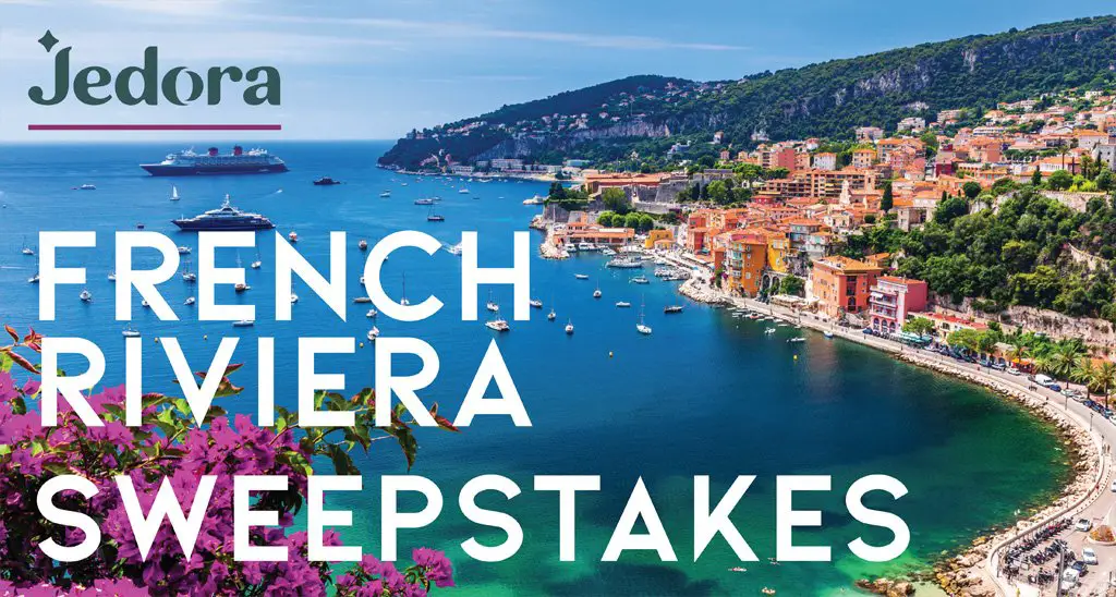 Jedora’s French Riviera Giveaway – Win A Trip For 2 To Nice, France Or $5,000 Jedora Shopping Spree