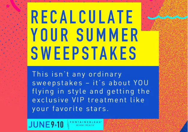 Jeep Recalculate Your Summer Sweepstakes