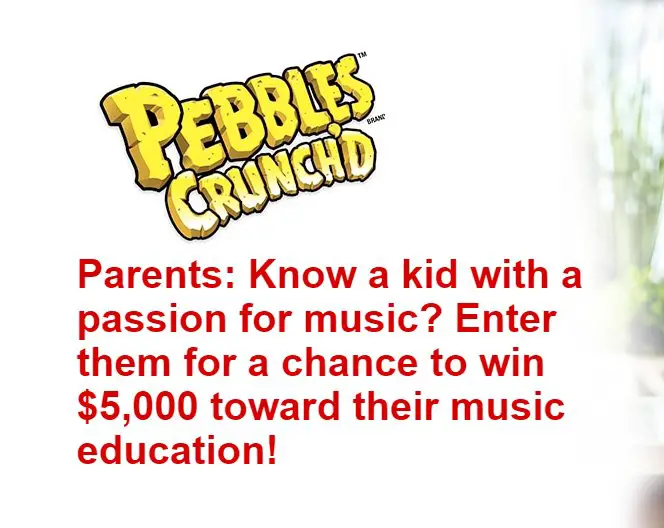 Jennifer Hudson Show & Pebbles Crunch’d Digital Contest – Win A $5,000 Music Scholarship