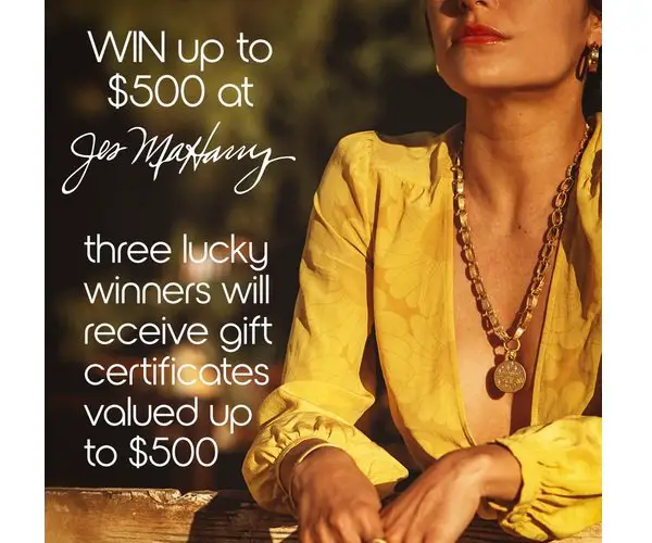Jes Holiday Sweepstakes - Win a $500 Gift Card (3 Winners)