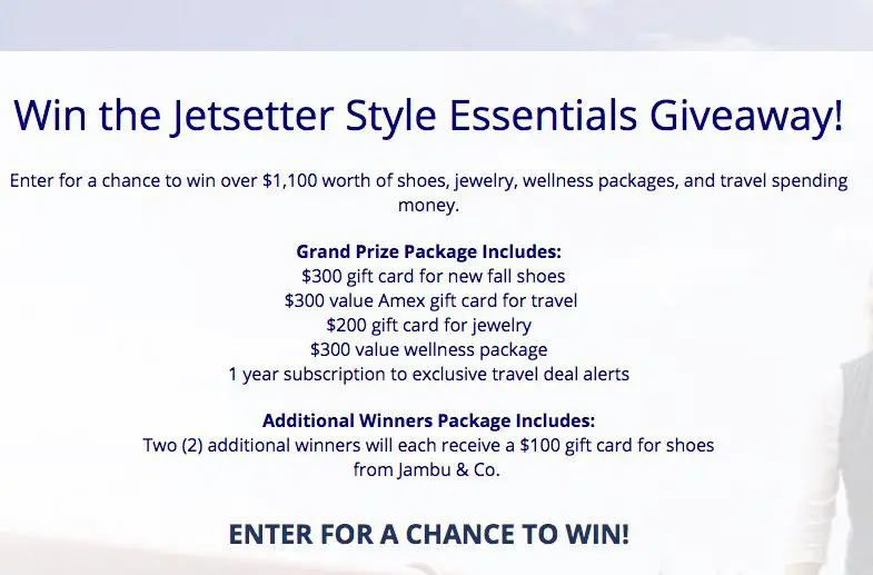 Jetsetter Style Essentials Giveaway