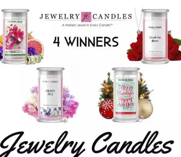 Jewelry Candles Giveaway, 4 Winners