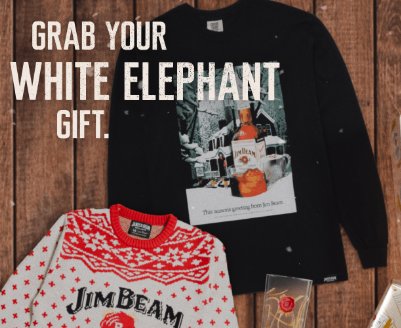 Jim Beam Holiday Sweepstakes - Win a Jim Beam White Elephant Kit (15 Winners)