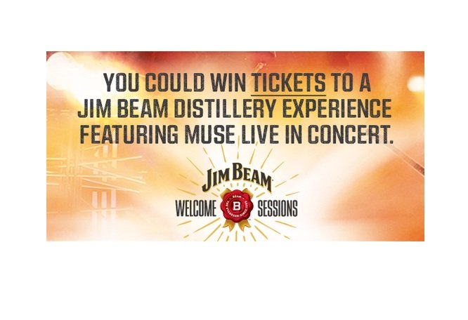 Jim Beam® Muse Concert Sweepstakes - Win Muse Concert Tickets and More!