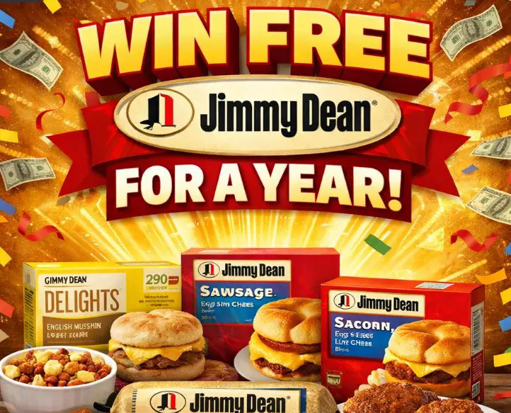 Jimmy Dean Products for a Year Giveaway - Win Free Jimmy Dean Foods For A Year