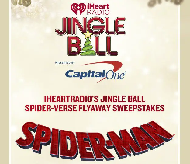 Jingle Ball Spider Man Flyaway Sweepstakes