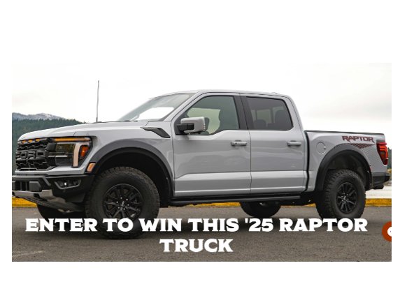 JK Boots Ford Raptor Giveaway – Win a 2025 Ford Raptor & $10,000 Cash