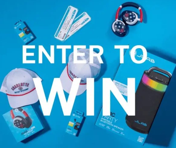 JLab “Charlotte Motor Speedway” Sweepstakes - Win Bank of America 400 Tickets, Premium JLab Gear, and a Grill