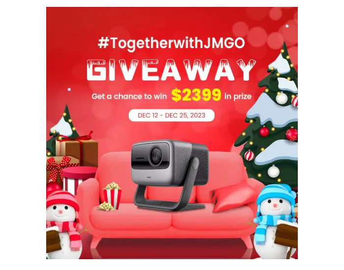JMGO Christmas Giveaway - Win A JMGO N1 Ultra Projector