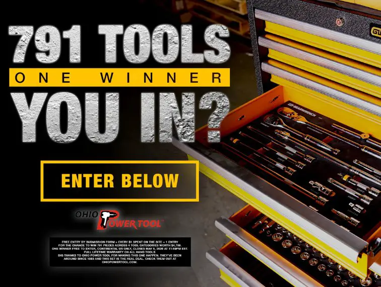 John Malecki “Gearwrench” Giveaway - Win a Gearwrench 791-piece MEGAMOD Tool Set