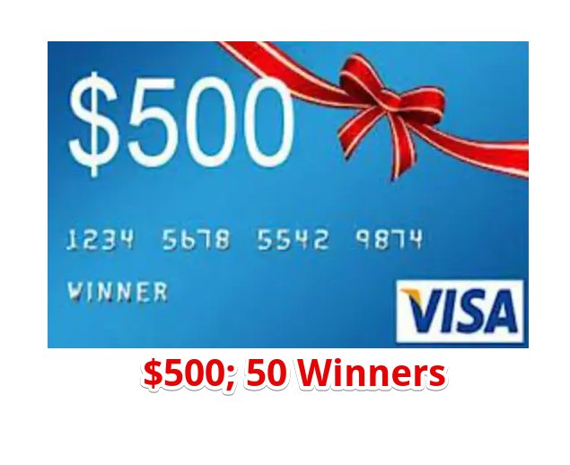 Johnson & Johnson Winter Wellness Sweepstakes - Win $500 Visa Gift Card (50 Winners)
