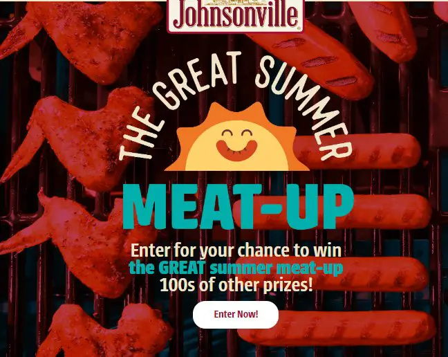 Johnsonville Sausage The Great Summer Meatup Instant Win And Sweepstakes – Win A Gas Grill And Griddle, A Fire Pit, & More