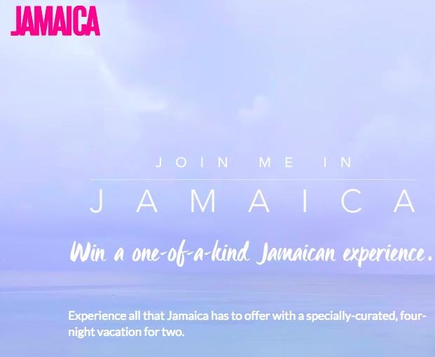 Join Me in Jamaica Sweepstakes
