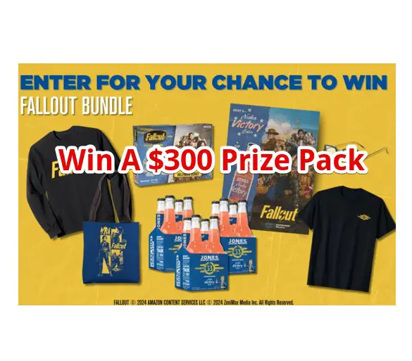 Jones Soda Fallout Bundle Giveaway - Win A $300 Fallout Bundle {2  Winners}