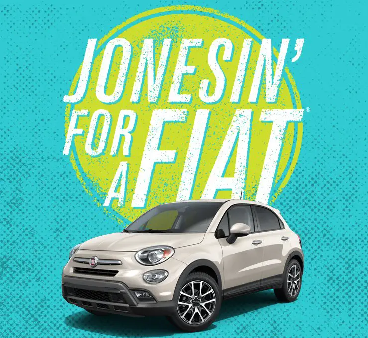 Jonesin' For a Fiat Sweepstakes Will Have You Riding in Style!