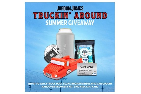 Jordan James "Truckin' Around" Summer Giveaway - Win a Pool Party Pack and More