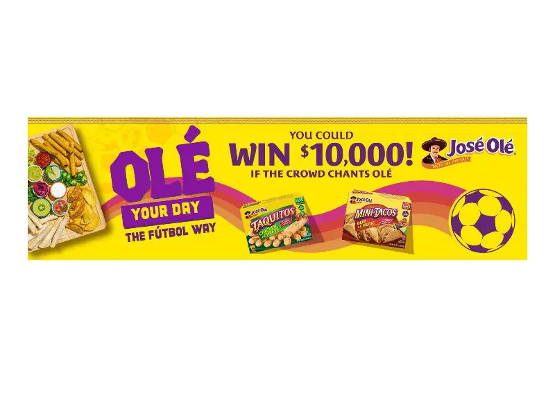 José Olé Your Day the Fútbol Way Sweepstakes - Win Up To $10,000