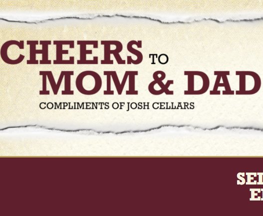 Josh Cellars Cheers to Mom and Dad Sweepstakes