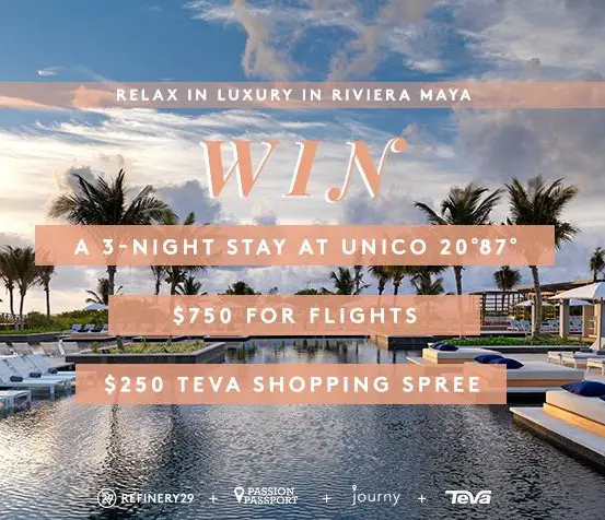 Journy + Passion Passport + Teva Sweepstakes