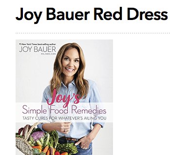 Joy Bauer Sweepstakes