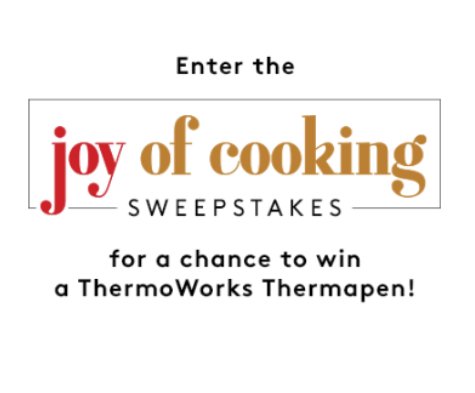 Joy of Cooking Sweepstakes