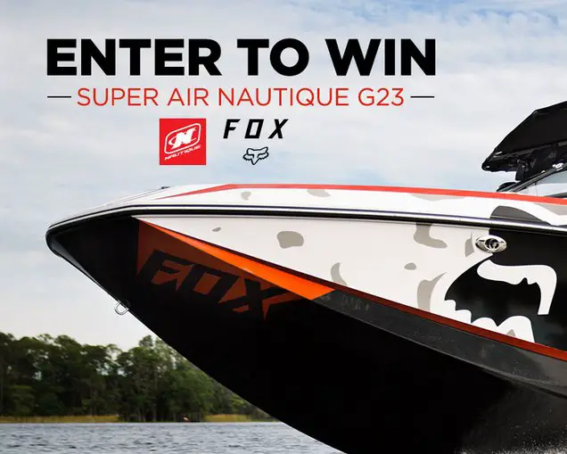 Joyride in this $115,000 Fox Nautique Boat Sweepstakes!