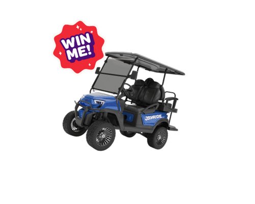 JOYRIDE The Podium Sweepstakes - Win A Golf Cart