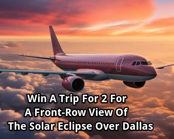 JSX Solar Eclipse Flight Sweepstakes - Win 2 Tickets To The Solar Eclipse Flight (6 Winners)