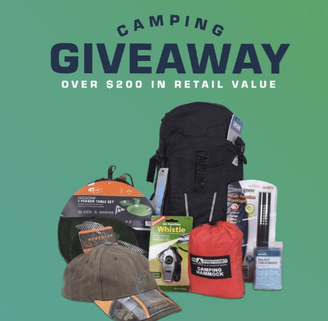 July Camping Giveaway