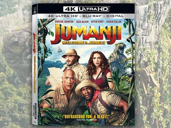 Jumanji on Blu-ray & Digital HD Sweepstakes