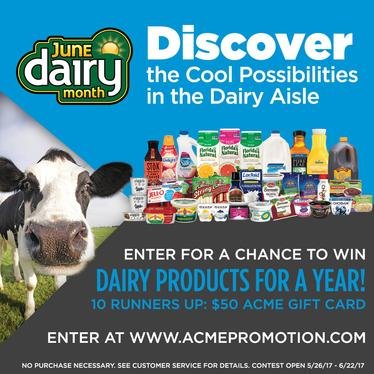 June Dairy Month Consumer Sweepstakes