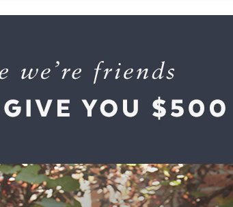 Just Because We're Friends Giveaway