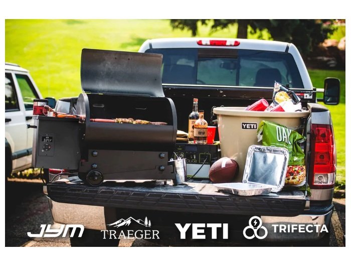 JYM Supps Alpha Tailgate Kit Contest - Win A TRAEGER Grill, Ice Bucket, Gift Cards & More